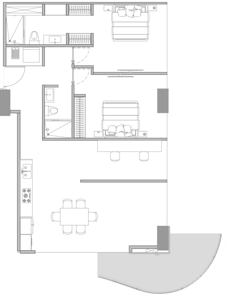 Torre residencial en Vía Montejo, Mérida - Casa Mitos