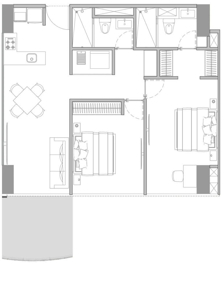 Torre residencial en Vía Montejo, Mérida - Casa Mitos